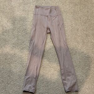 Women’s Lululemon High-Waisted Taupe Leggings
